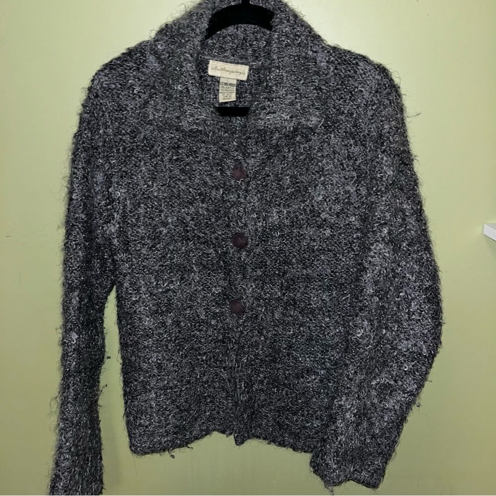 Anthropologie merino wool blend cardigan size large